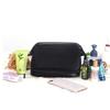 Korean Nylon PU Cosmetics Organizer Handbag Waterproof Portable Mens Toiletry Bag Black Beauty Wash Pouch Women Man