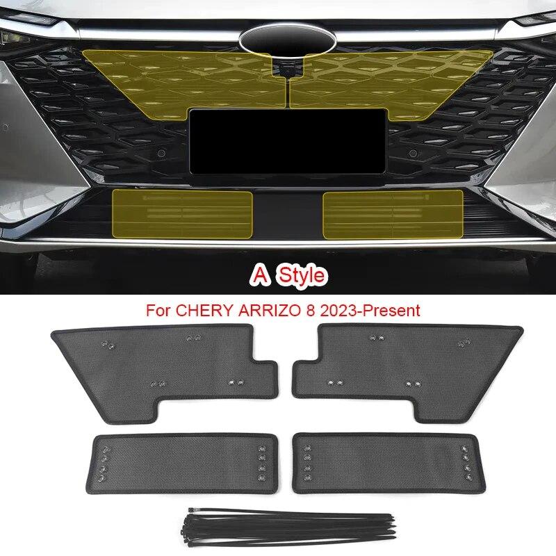 4PCS Carro Inseto-prova de Proteção de Entrada de Ar Tampa de Inserção de Ar Net Vent Corrida Grelha Filtro Acessório Para CHERY ARRIZO 8 2023-2025