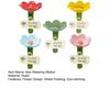 Bienen-Trinkstation Blumenförmiger Einsatz Trinkbecher Schmetterlinge Bienen Wasserspender Outdoor Dekoration Bestäuber-Tränke für Garten Balkon