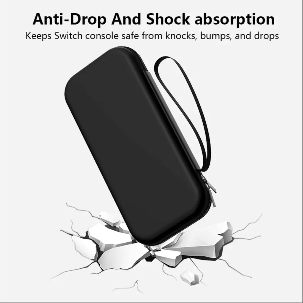 Carrying Case Compatible with Switch 2 (2025) - for Console Accessories Portable Hard Shell Pouch Carrying Travel Bag