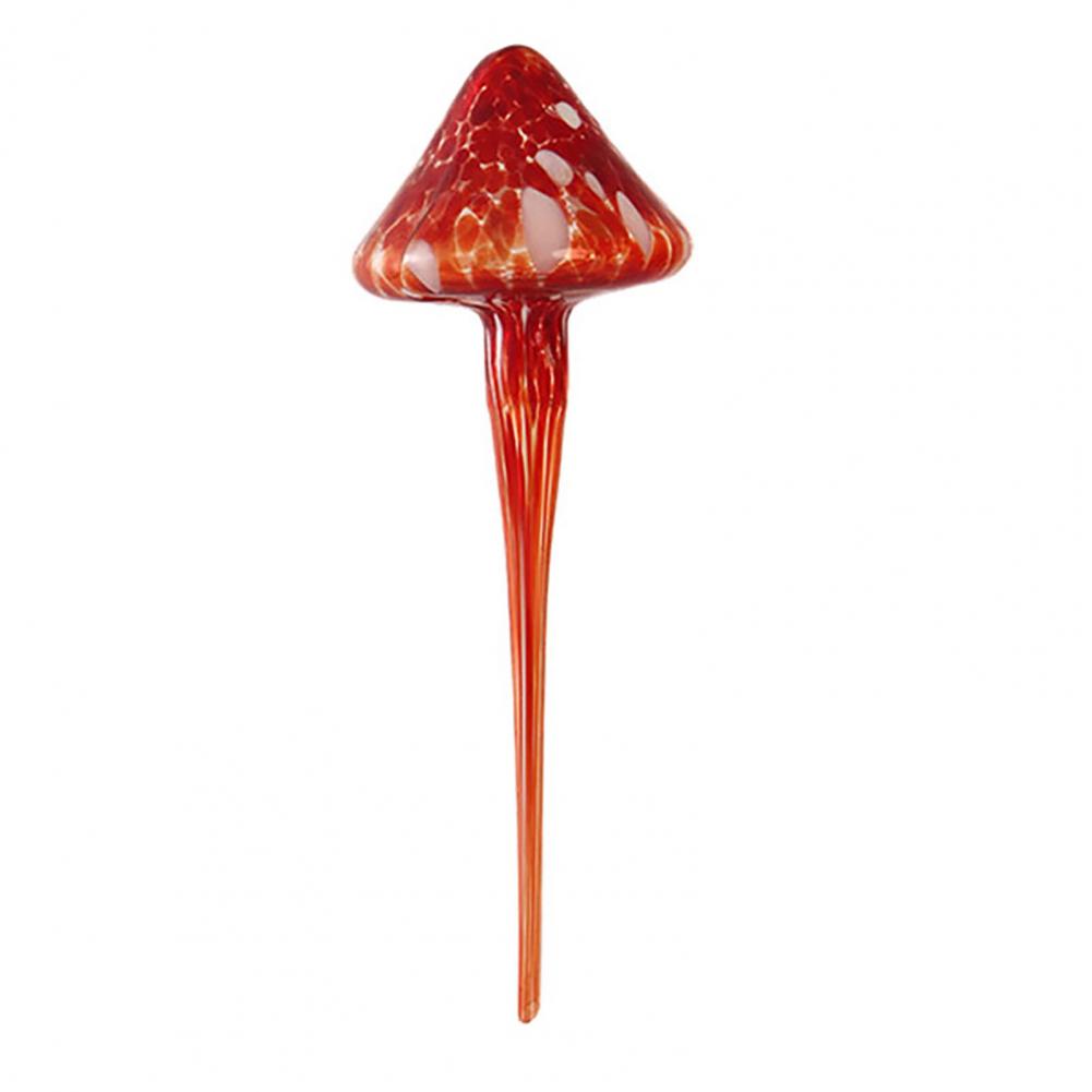 Flower Watering Device Colored Glass Watering Tool Self Watering Glass Mushroom Plant Device Uv Resistant Automatic for Plants