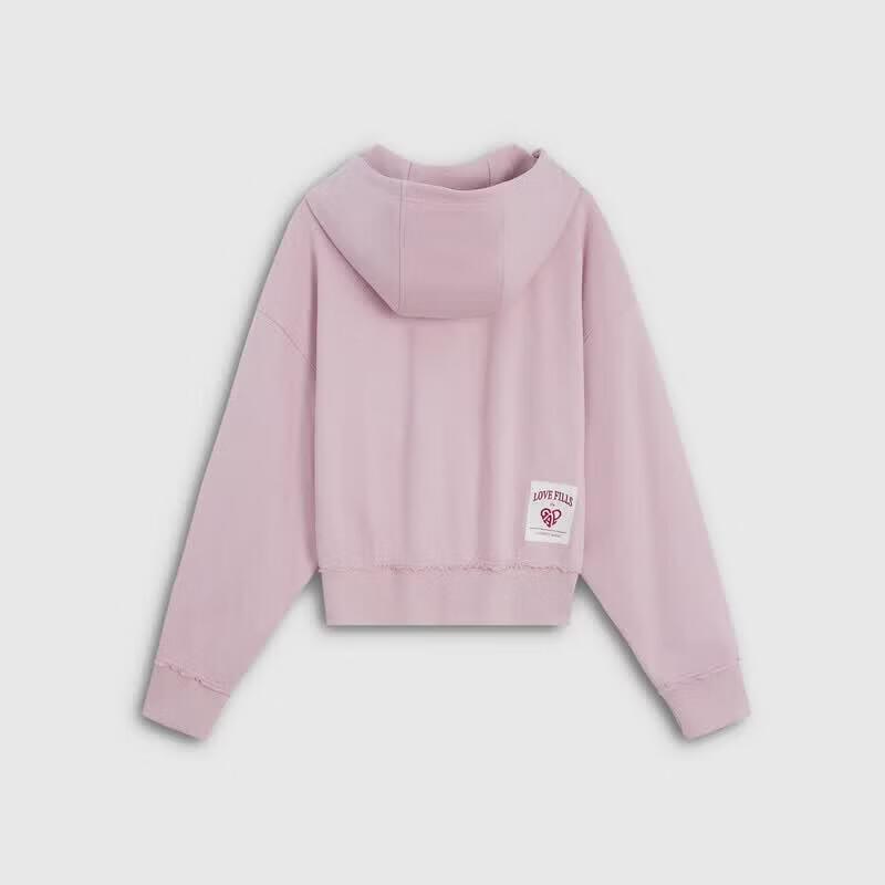 Gap Women's Heart Logo Embroidered Hooded Cardigan