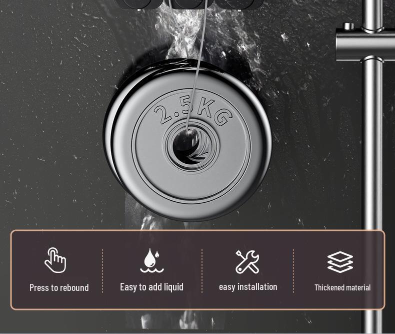 Distributeur de savon et de désinfectant mural magnétique pour salles de bain