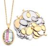 2-5pcs Stainless Steel Oval Cabochon Base Blank Setting Cabochon Cameo Tray Pendants for DIY Jewelry Making Necklace Accessories