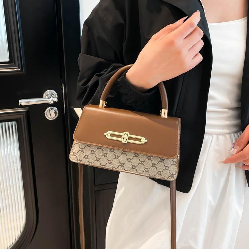 Handbag Women's 2025 New Fashion Niche Shoulder Bag Textured Foreign Versatile Messenger Bag Box Bag
