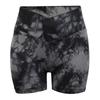 European & American Tie-dye V-Waist Yoga Shorts for Women - Hip-lifting, Three-point Design