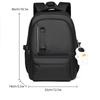 A 15.6-inch Men's And Women's Plain Large-capacity Scratch-resistant And Wear-resistant Leisure Simple Backpack Travel Backpack