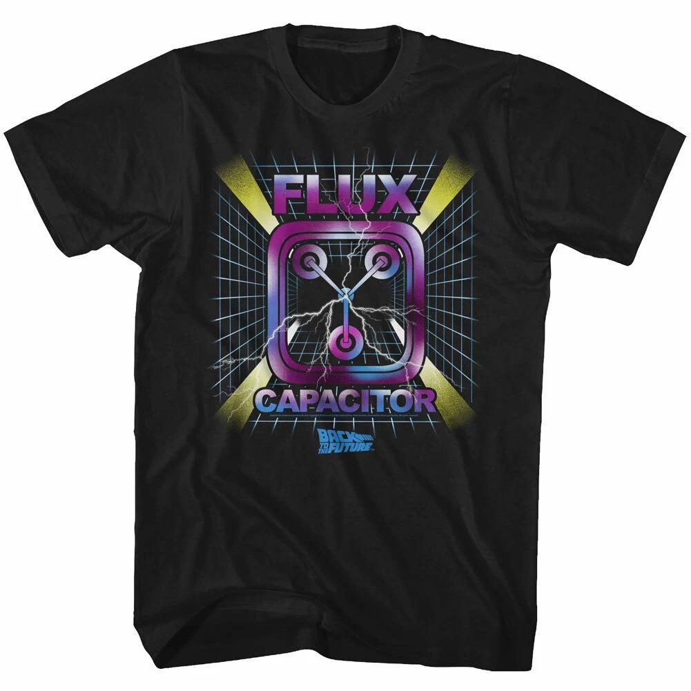 

Back to The Future Movie 80s Synthwave Flux Capacitor 2.21 Gig Men s T Shirt 4XL