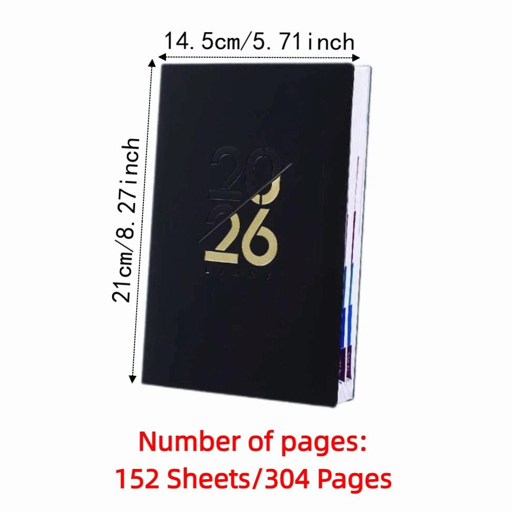 12 Months 2027 Schedule Planner Notepad Wear-resistant To-do List Notebook Travel