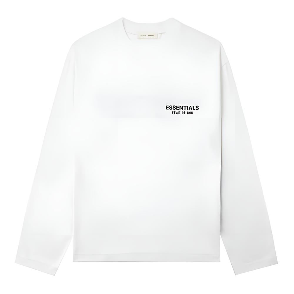 Fear Of God Essentials Street Style Letter Print Simple Long Sleeve T-Shirt Men tops ESSLT254183MQ S