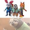 Adorable Crazy Animal City Cartoon Plush Toy Bunny Judy Fox Stuffed Animal Doll Pillow