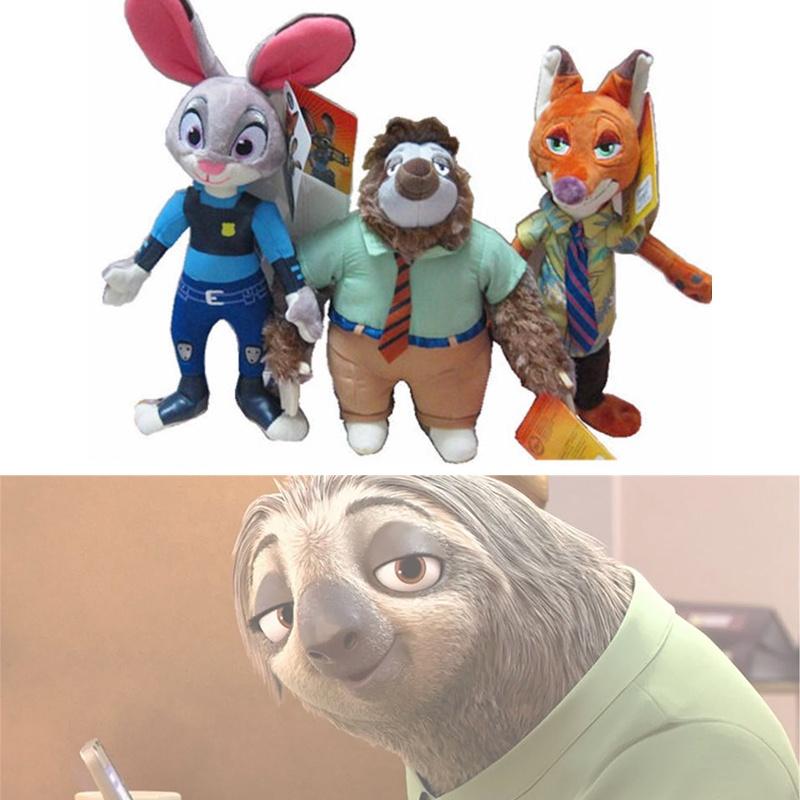 Adorable Crazy Animal City Cartoon Plush Toy Bunny Judy Fox Stuffed Animal Doll Pillow