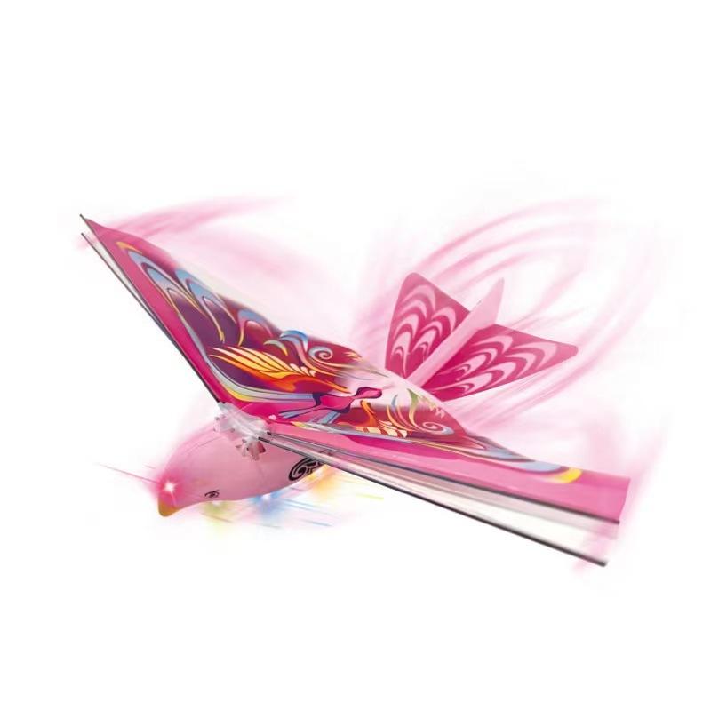 New Simulation Electric Flying Spinning Bird Free Flying Space Bird Model Parent-child Interactive Toy Children's Birthday Gift