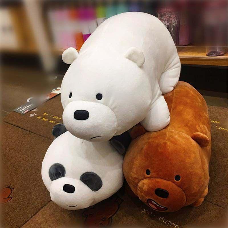 Adorable We Bare Bears Ice Bear Plush Toy Soft Stuffed Doll Perfect For Kids