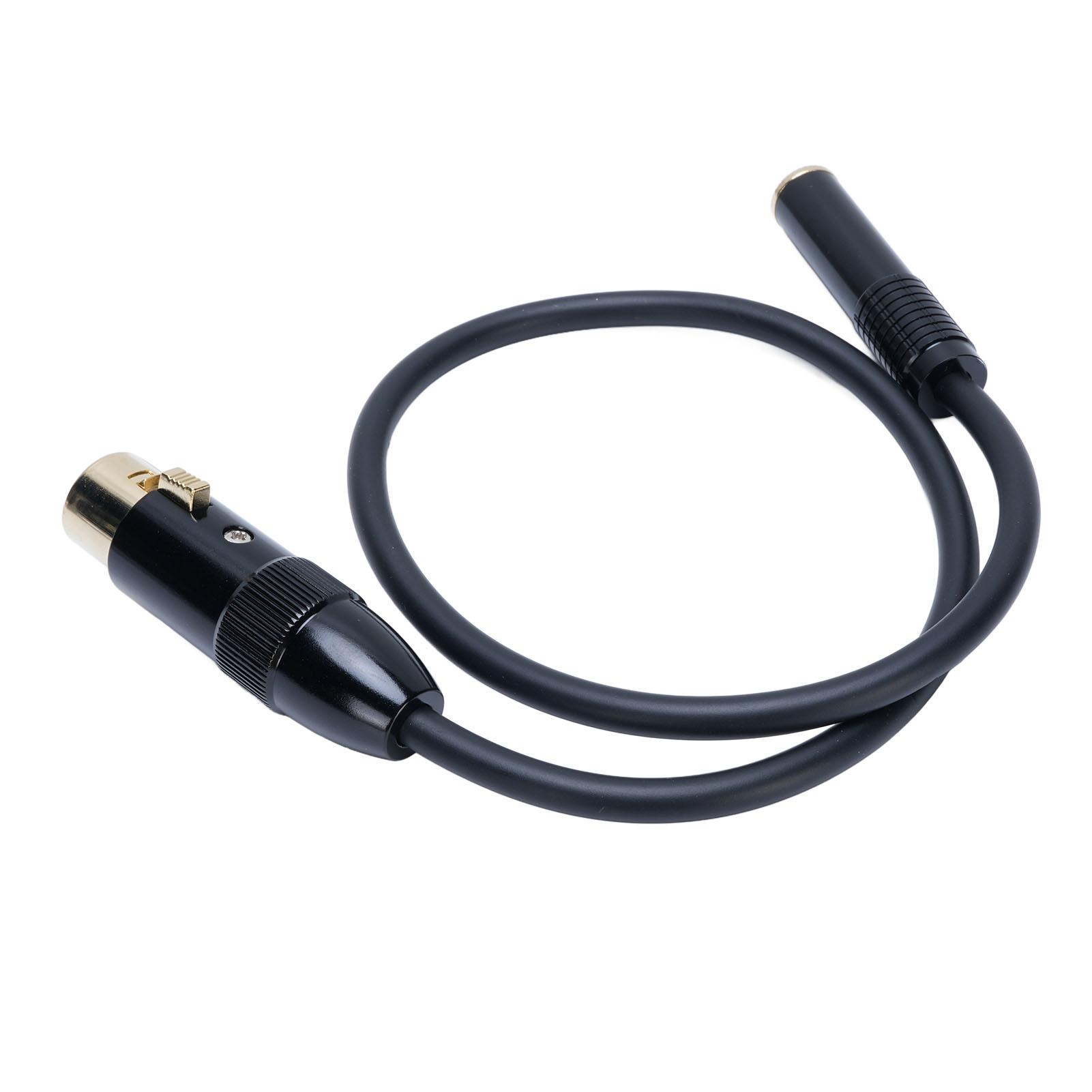 

XLR to 14in Cable Balanced 6.35mm Female to 3 Pin XLR Female Cable for Microphones Mixers