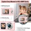 4K 48MP digital camera for teens with autofocus and dual-screen selfie feature – 18x zoom, built-in fill light