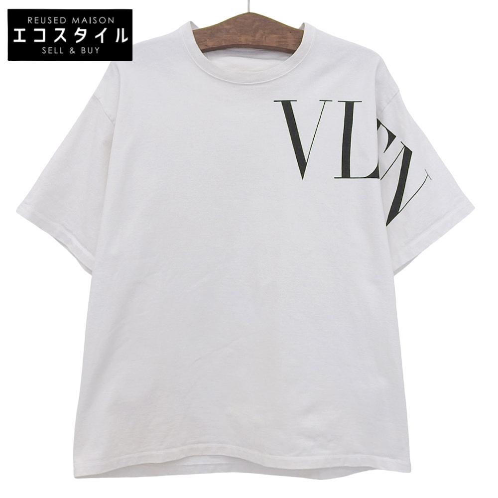 Valentino VLTN Logo Cotton T-Shirt, Men's, White, Size XL Tops XL whiteUsed