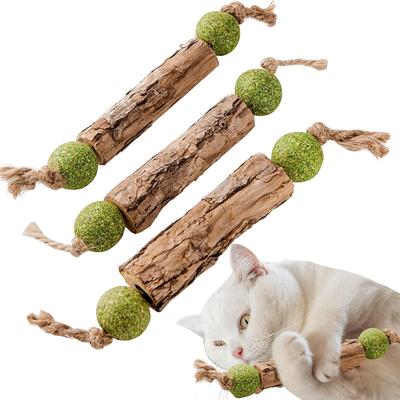 1 szt. Czyszczenie zębów kota Czysty naturalny kocimiętka Patyczek do żucia dla kota z Silvervine Owoc Actinidia Matatabi Przysmak dla kota