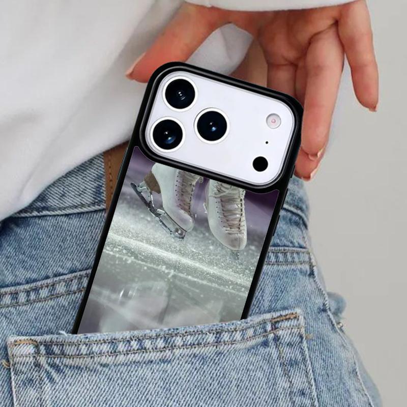 Figure Skating Dance Sport Phone Case for iPhone 16e 15 14 13 12 17 Pro Max Plus Air 17pro Cover Coque