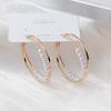 Exaggerated Pearl Big Hoop Earrings Hollow Heart Round Multi-layers Geometric Statement Metal Loop Earrings Oversize Earrings