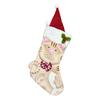 Christmas Stockings Plush Cat Dog Design Santa Claus Xmas Stockings Large Opening Candy Gift Holder Hanging Decor for Tree And Fireplace
