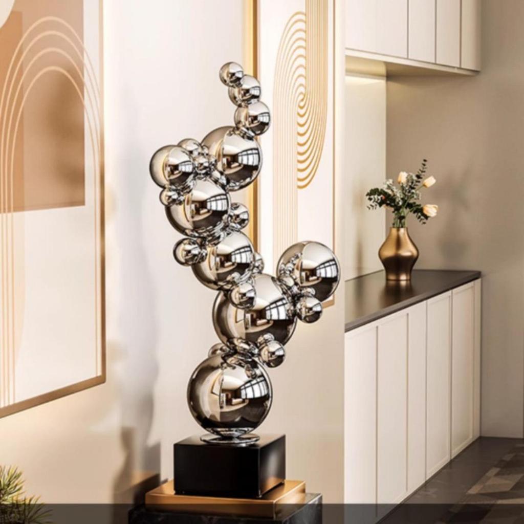 Abstract Horse Sculpture Modern Home Decor Statue Space-Conscious for Hotels