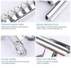 10pcs Stainless Steel File Clip Desk Metal Ticket Holders Strong Grip Document Fasteners Document Organiser Set Students Supply