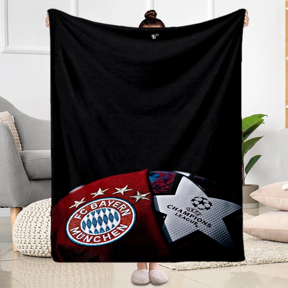 Bayern Munich Blanket Soft Warm Cozy Perfect for Chair Picnics Couch Four Seasons Multipurpose Stylish Decor Birthday Christmas Gift Blanket