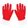 Thickened Red Short Gloves for Weddings, Proms & Performances