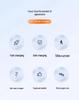 180° Rotating Zinc Alloy 3-in-1 Fast Charging Data Cable