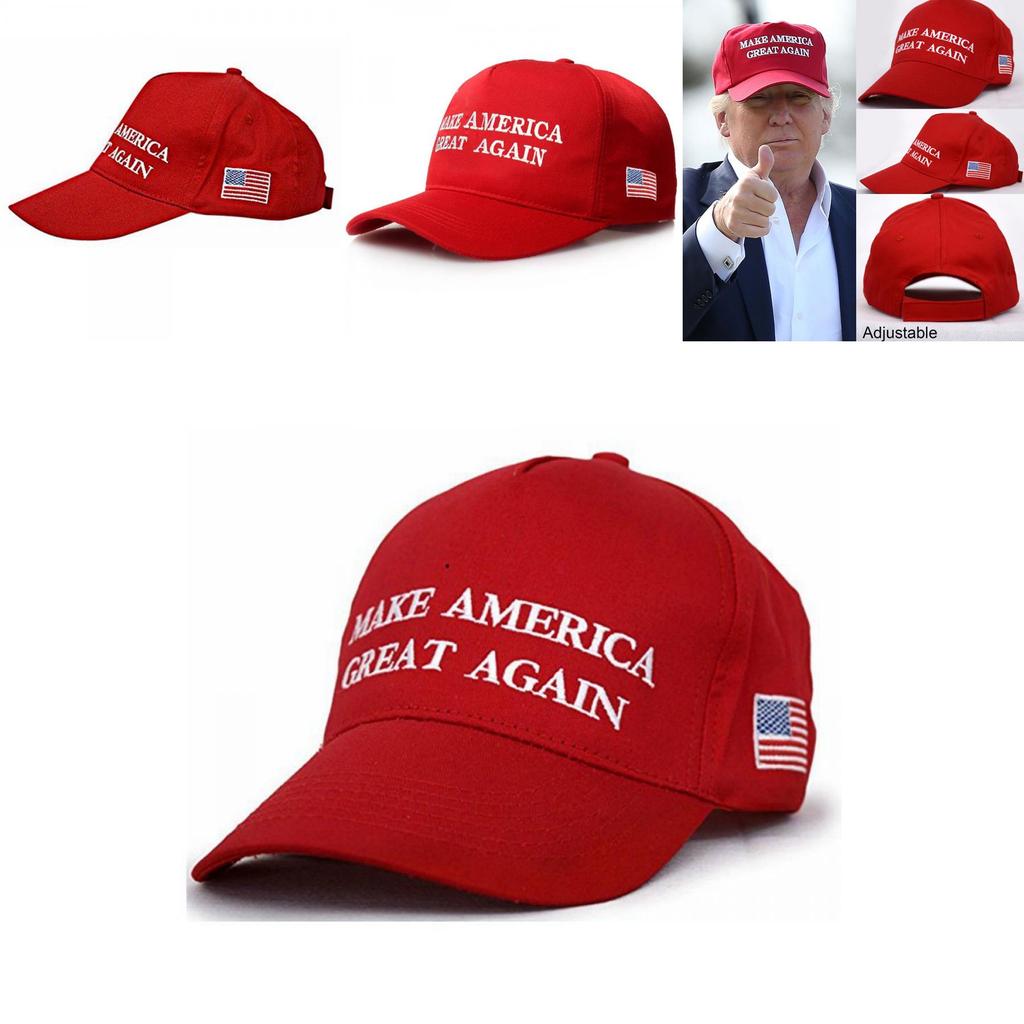 American Election Themed Cotton Baseball Cap With Short Brim For Summer