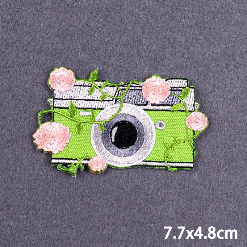 Outdoor Iron On Patches For Clothes Rainbow Heart Embroidered Patches For Clothing Thermoadhesive Patches On Clothes Stripe DIY