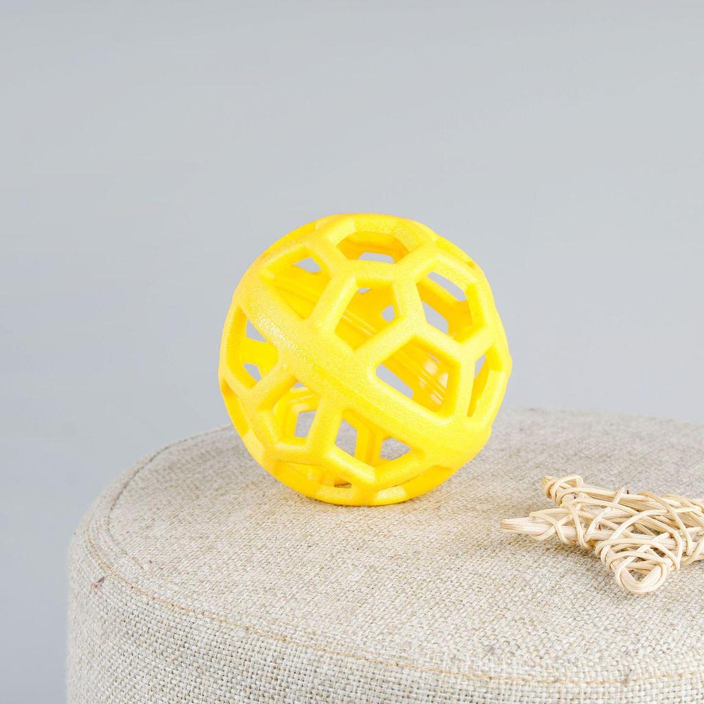Durable Geometric TPR Pet Toy Ball for Dogs and Cats