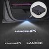 For Mitsubishi Lancer EX Emblem Ralli Art ASX EVO Colt Car Door Light Welcome Lamp Wireless Laser Projector Auto Decoration