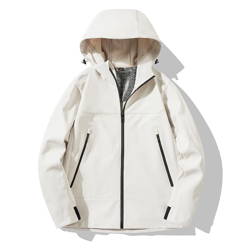 Unisex Graphene Softshell Windbreaker Jacket 2024: Light, Windproof Travel & Hiking Wear for Spring & Autumn.