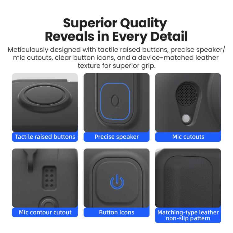 Für Insta360 Go Ultra aMagisn Silikon-Schutzhüllen-Set Rundumschutzschale