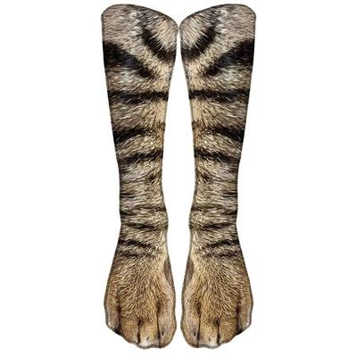 3D Animal  Heat Transfer Printed Socks, Creative  3D Realistic Socks