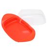 BoatShaped   Dish with Lid Food Grade PP   Cutting Box for Chess Home Kitchen(Red )