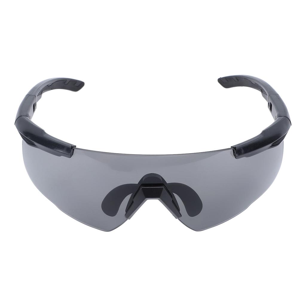 Sportsonnenbrille Winddicht Hochtemperaturbeständig HD-Linse Radfahren Laufen Angeln Brille Schwarz