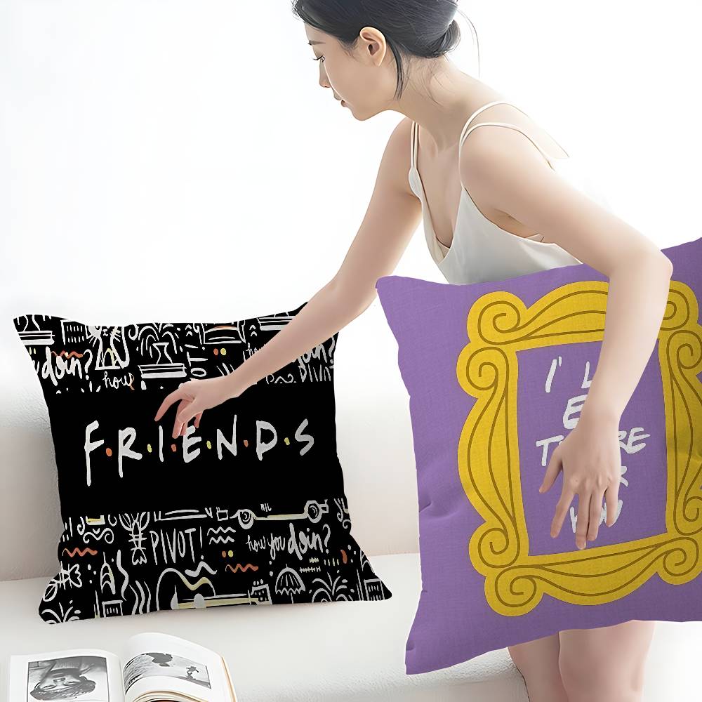 Classic F-Friends Series Tv Personalized Picture Text Home Decorative Pillows Household Gifts 45X45Cm