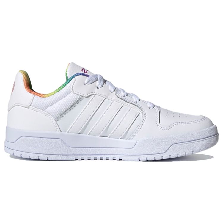 Adidas Entrap Pride Women Sneakers White Cloud-White Grey-Two H01052