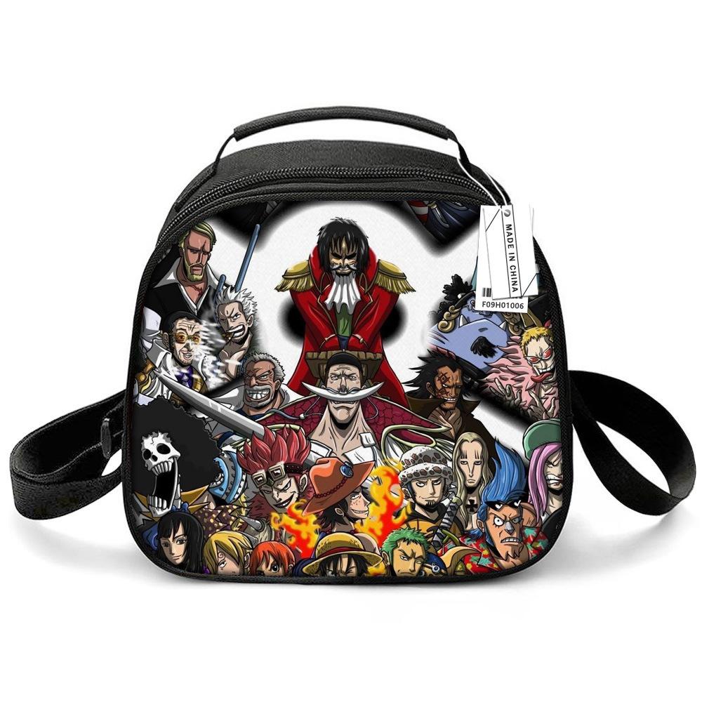 Animation Lunch Box Thermal Insulation Bag Lunch Bag Student Thickened Aluminum Foil Nautical King Storage Thermal Insulation Meal Bag Ice Bag