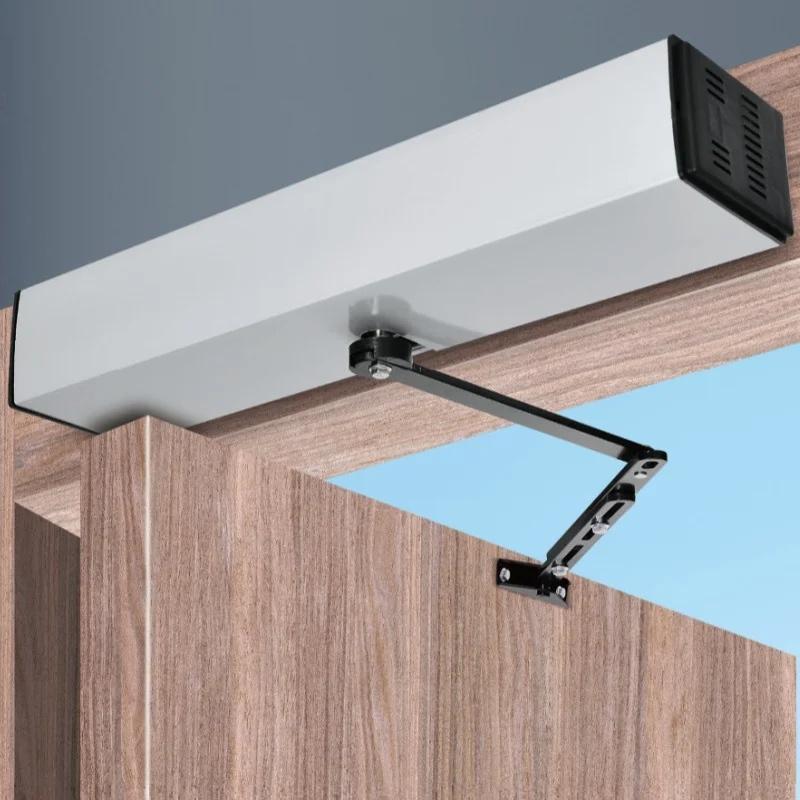 Rainproof Electric Door Closer Opener Automatic Door Opener Intelligent Swing Door Motor Curved Arm Automatic Door Opener