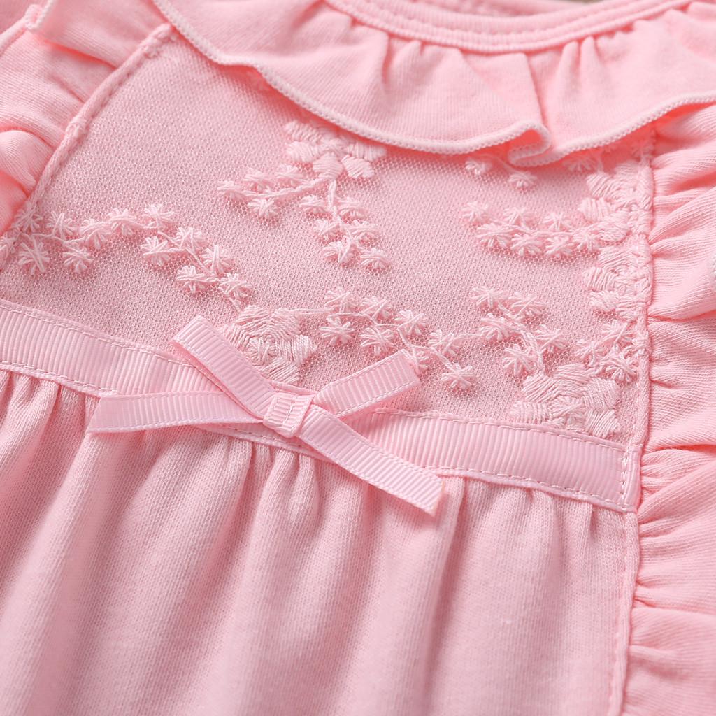 Newborn Infant Baby Girls Solid Ruffles Floral Romper Jumpsuit+Hat Outfits Sets