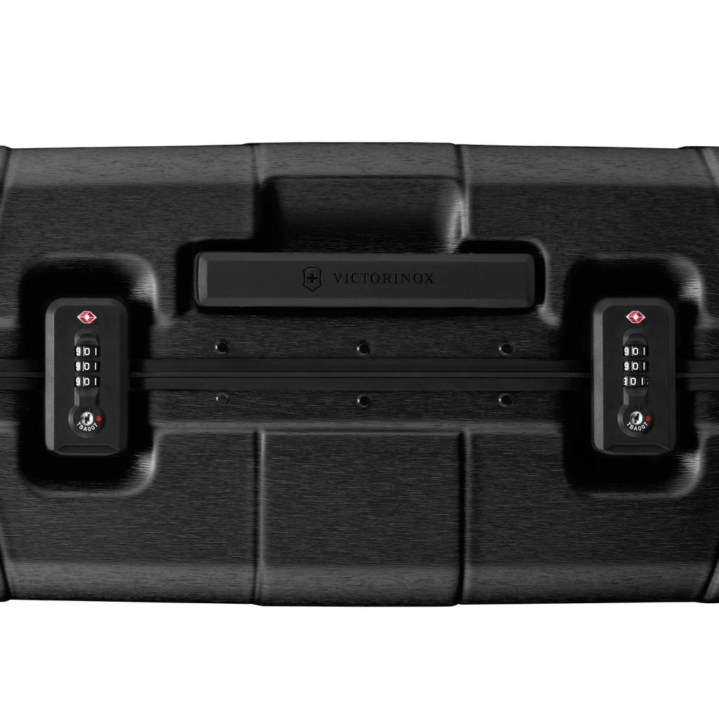 Victorinox Frequent Flyer Strapazierfähiger Aluminiumrahmen und robustes Polycarbonat mit Hartschale Business Business International TSA Dual Schwarz Lexicon-Frame