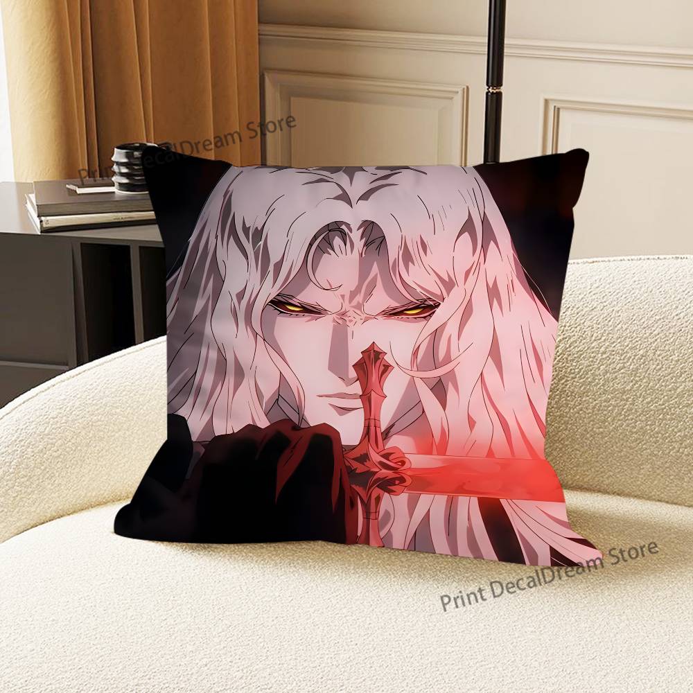 Game Anime A-Alucard Pillow Case For Sofa Decor Car Office Room Printing Cushion Cover Decorations and Protector