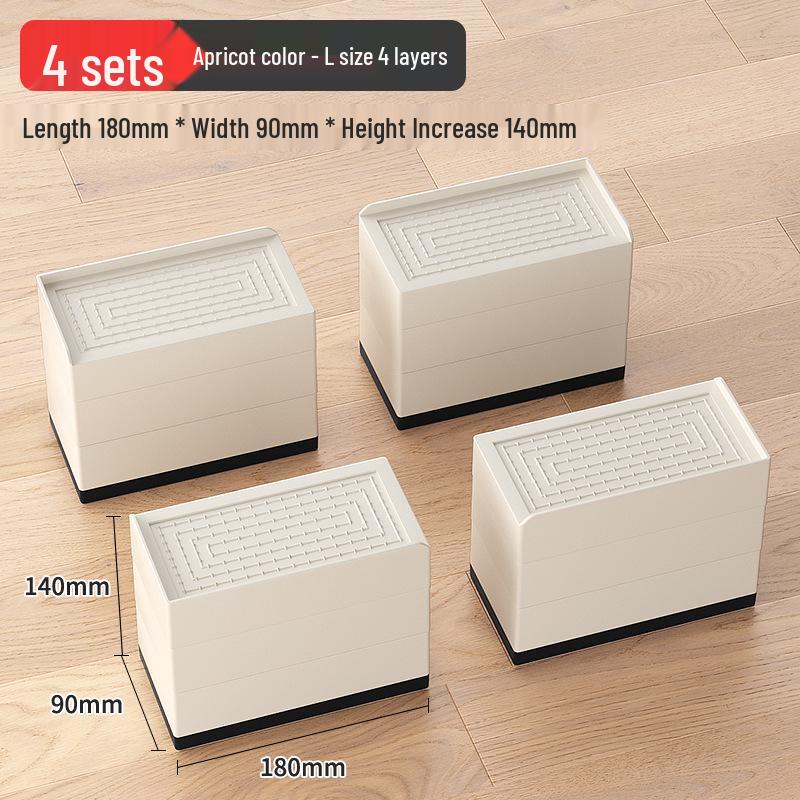 Universal Furniture Heightening Pads: Nail-Free, Stable, Moisture-Proof for Tables & Chairs