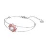 Swarovski Sunshine Rhodium Plated Bracelet Women Bracelet Pink 5642968