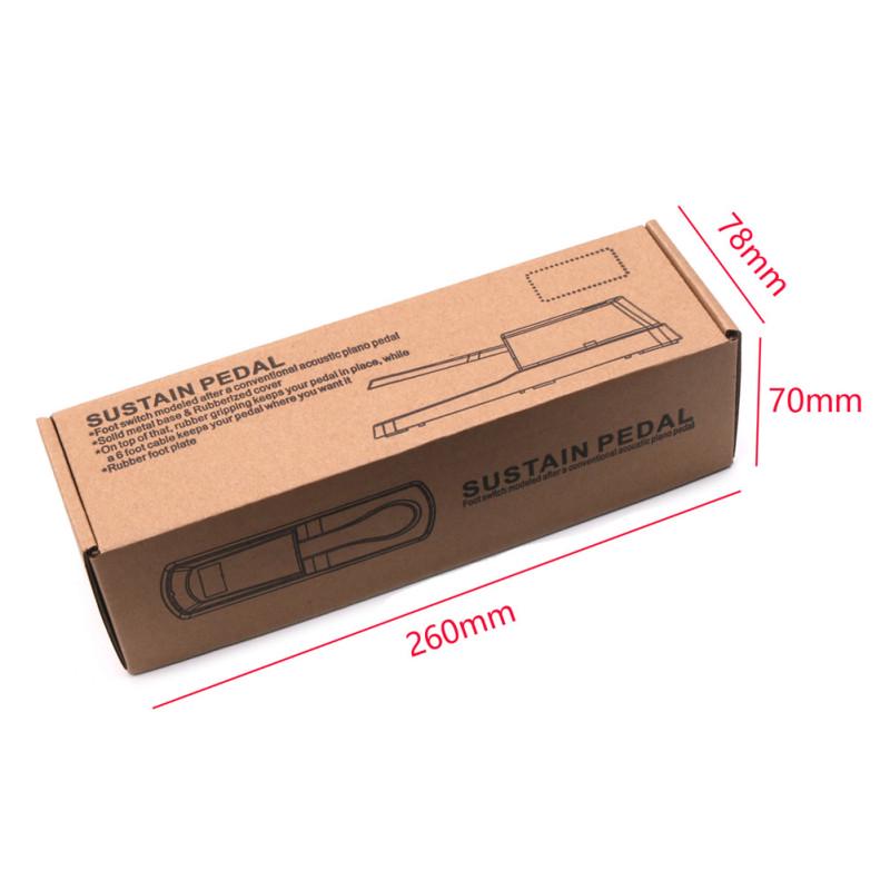 Universal Sustain Pedal for Electronic Keyboards and Digital Pianos Anti-Slip Bottom Musical
