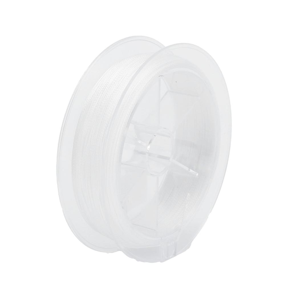 20LB 50m Fly Fishing Polyester Unwaxed Prep Line Cup Filler Wrestling Line Fishing PartsWhite